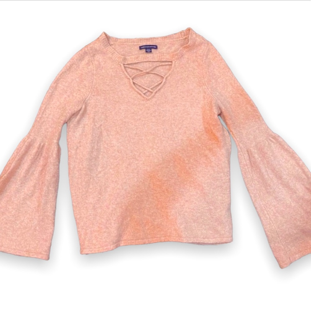 American Eagle Super Soft Bell-Sleeved Sweater